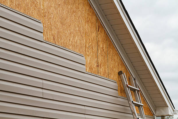 Professional Siding Inspection technician working in Guilford, CT